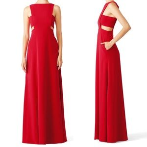 Jill Jill Stuart cherry cut out gown